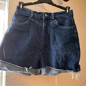 Denim Bareback Rocky Jean Shorts
